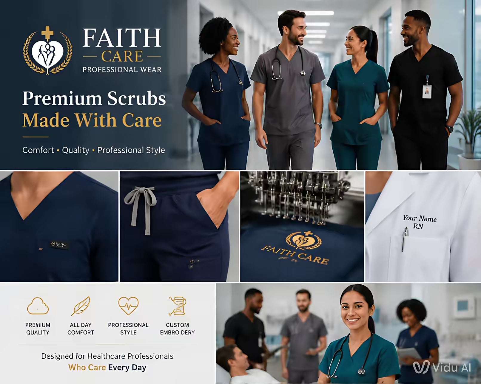 Load video: Professional Wear Made With Care
